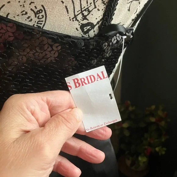 Sale 🌟New David Bridal Sequence Dress - Picture 5 of 12